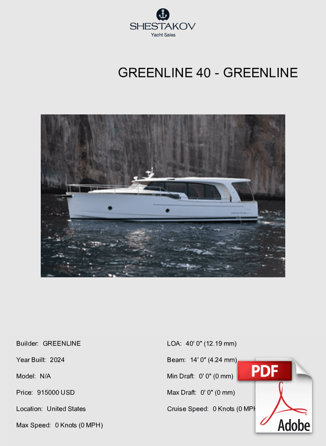 Greenline 40 - N/A - 2024