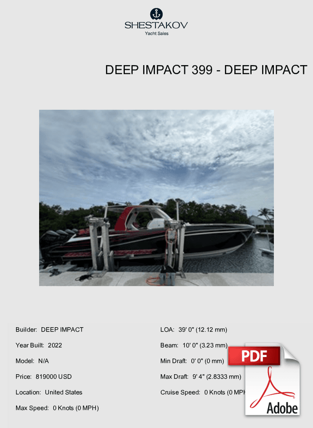 Deep Impact 399 - N/A - 2022