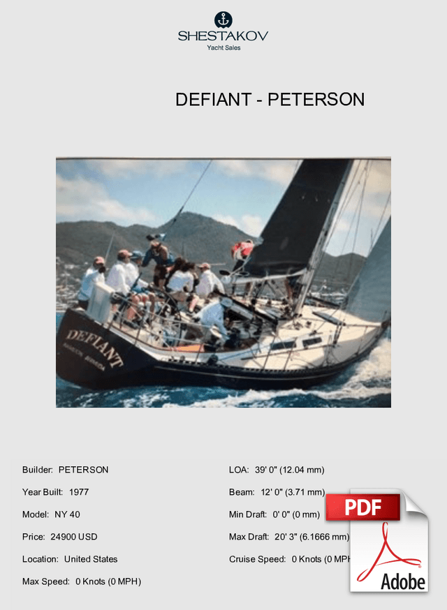 DEFIANT - NY 40 - 2100