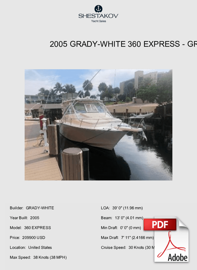 2005 Grady-White 360 EXPRESS - 360 EXPRESS - 2006