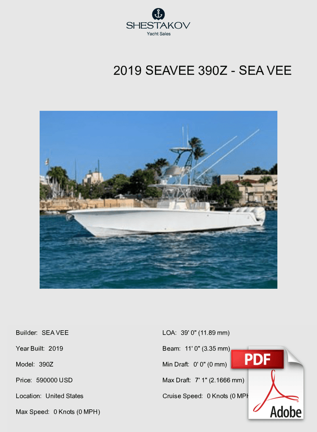 2019 SeaVee 390Z - 390Z - 2019