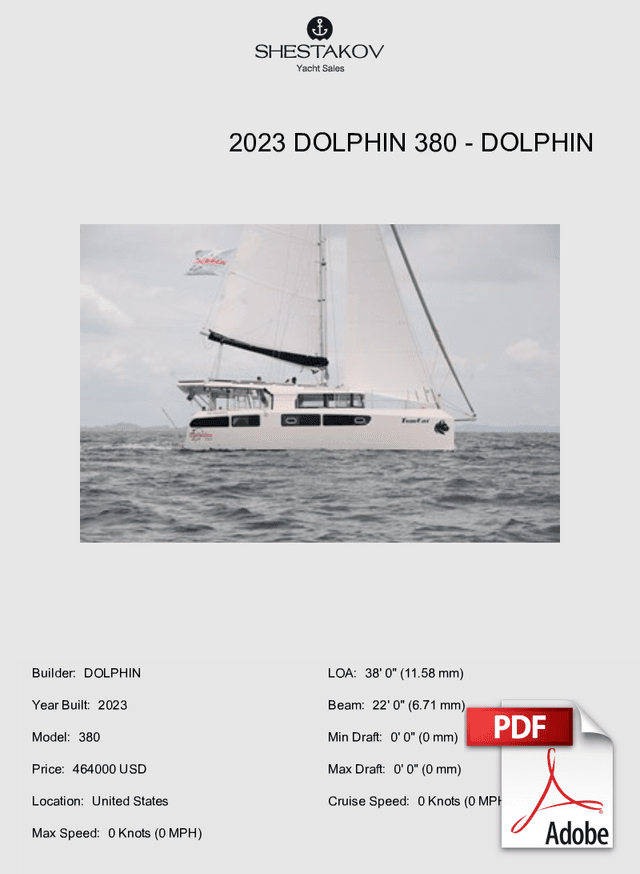 2023 Dolphin 380 - 380 - 2023