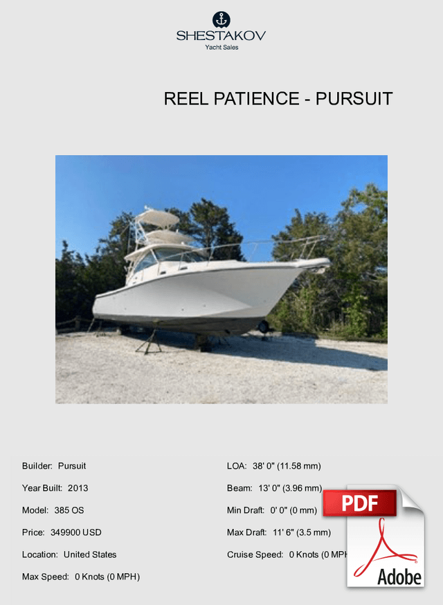 Reel Patience - 385 OS - 2013