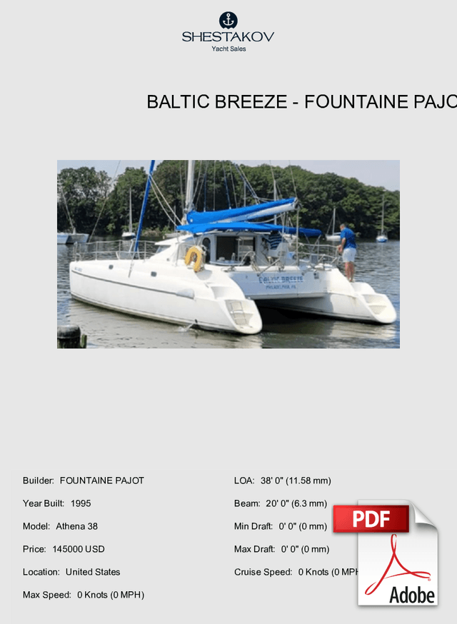 BALTIC BREEZE - Athena 38 - 1995