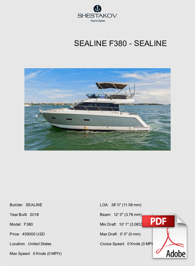 Sealine F380 - F380 - 2018