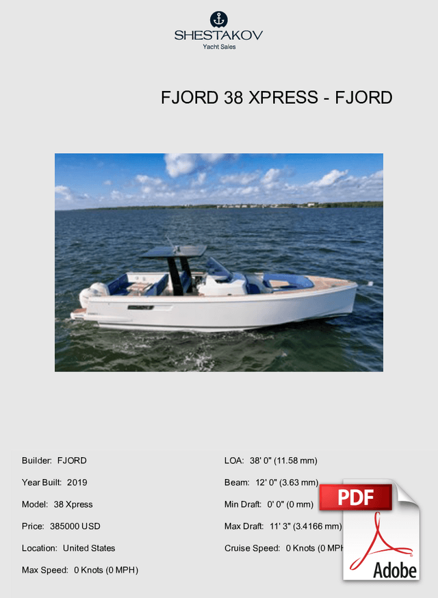 Fjord 38 Xpress - 38 Xpress - 2019