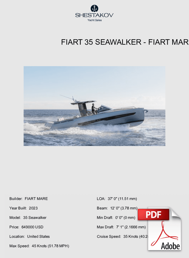 Fiart 35 Seawalker - 35 Seawalker - 2023