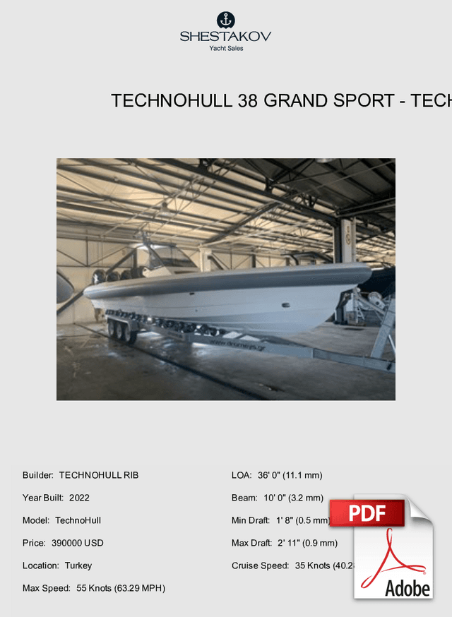 TechnoHull 38 Grand Sport - TechnoHull - 2022