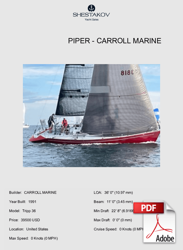 Piper - Tripp 36 - 1991