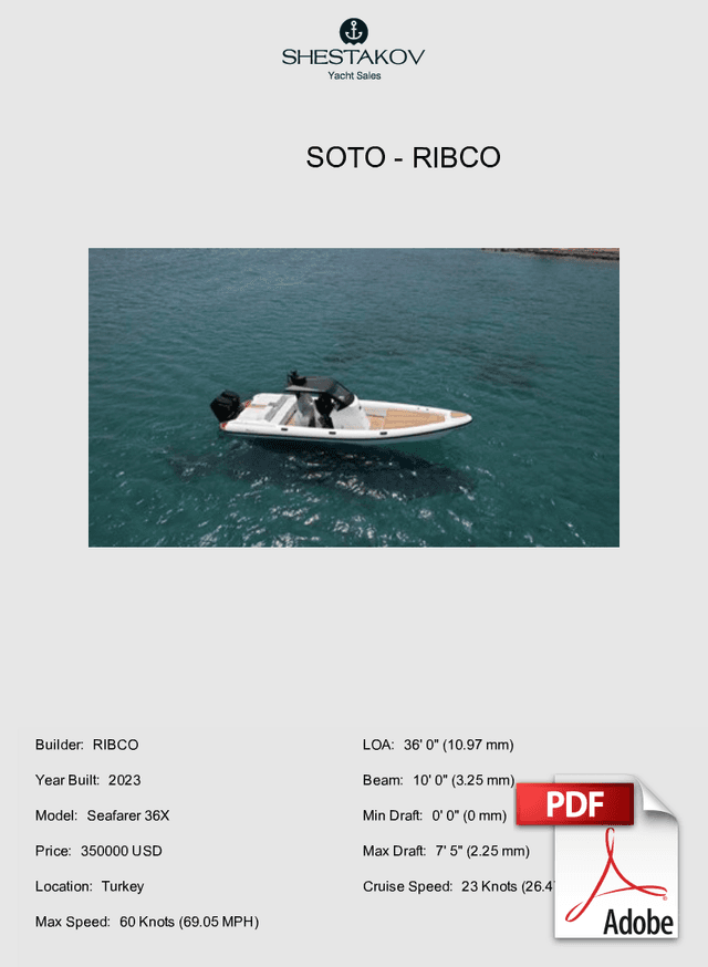 SOTO - Seafarer 36X - 2023