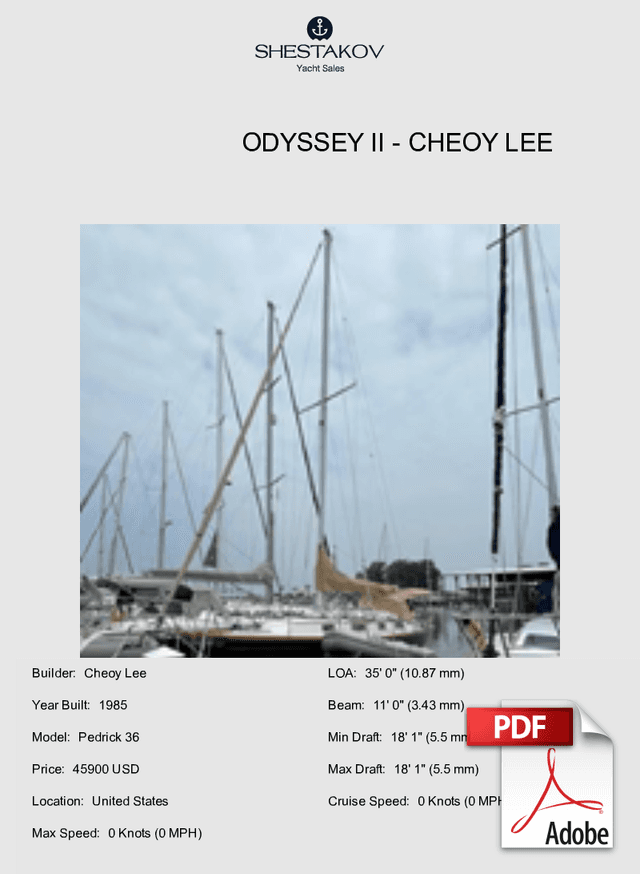 Odyssey II - Pedrick 36 - 1985