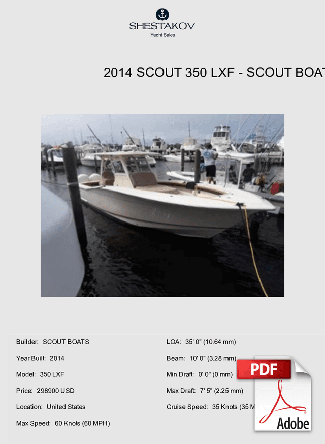 2014 Scout 350 LXF - 350 LXF - 2014