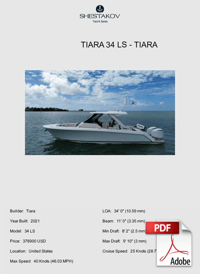 TIARA 34 LS - 34 LS - 2021