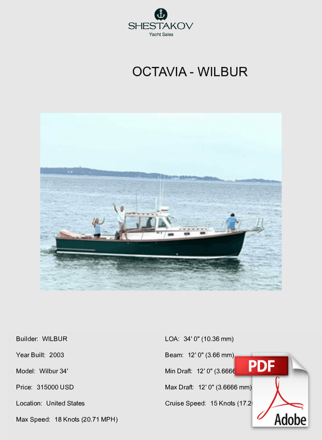 OCTAVIA - Wilbur 34' - 2003