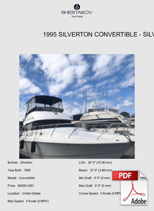 1995 Silverton Convertible - Convertible - 1995