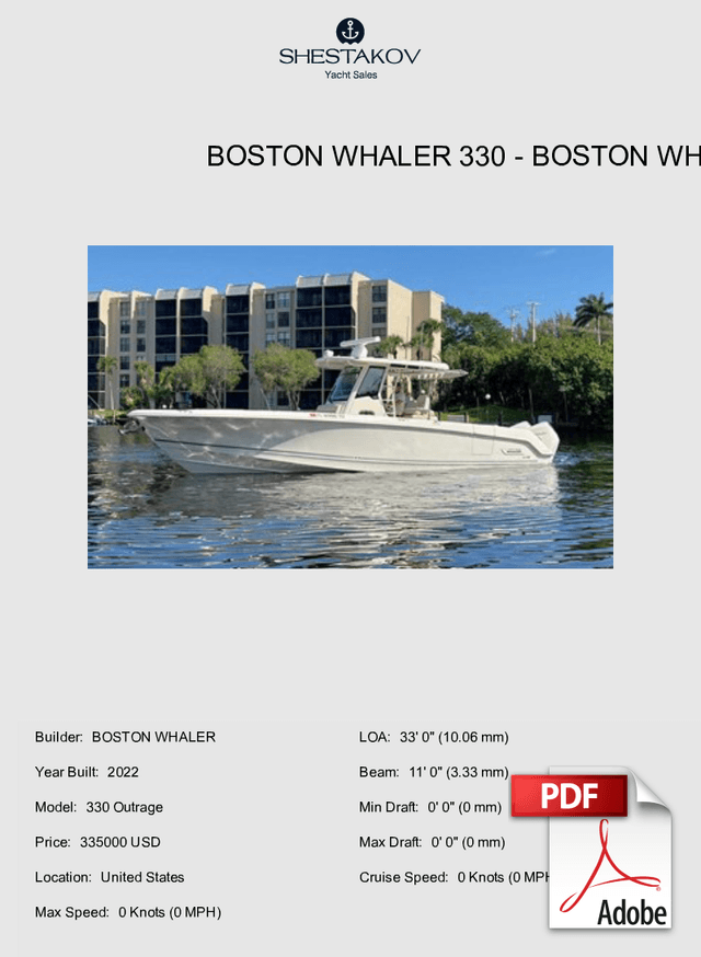 Boston Whaler 330 - 330 Outrage - 2022