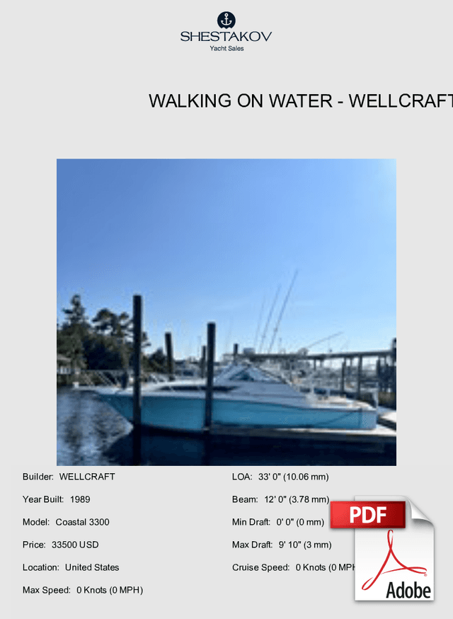 Walking On Water - Coastal 3300 - 1989