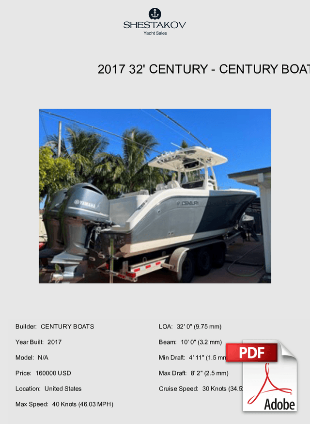 2017 32' CENTURY - N/A - 2017