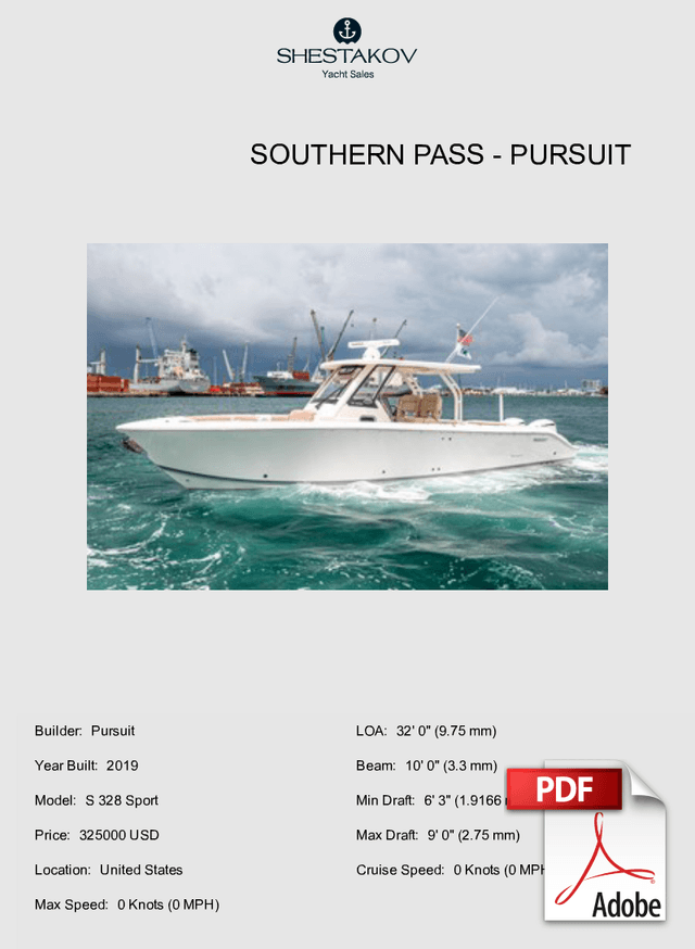 Southern Pass - S 328 Sport - 2019