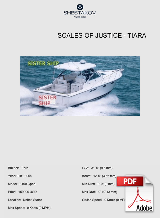 SCALES OF JUSTICE - 3100 Open - 2004