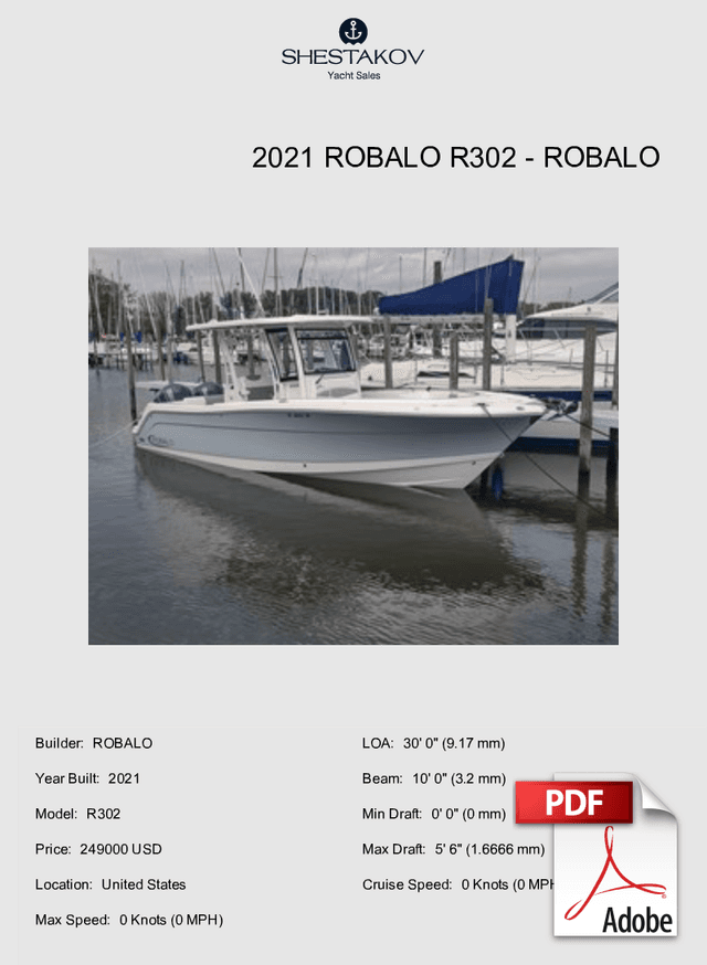 2021 Robalo R302 - R302 - 2021