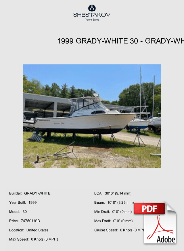 1999 GRADY-WHITE 30 - 30 - 1999