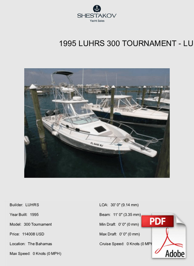 1995 Luhrs 300 Tournament - 300 Tournament - 1995