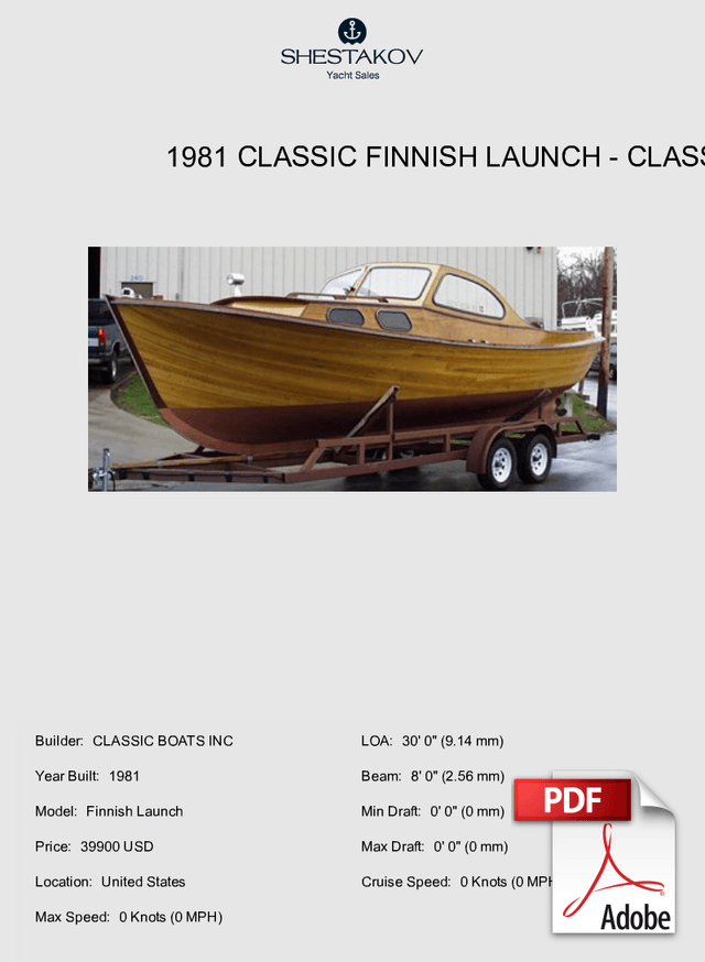 1981 Classic Finnish Launch - Finnish Launch - 1981