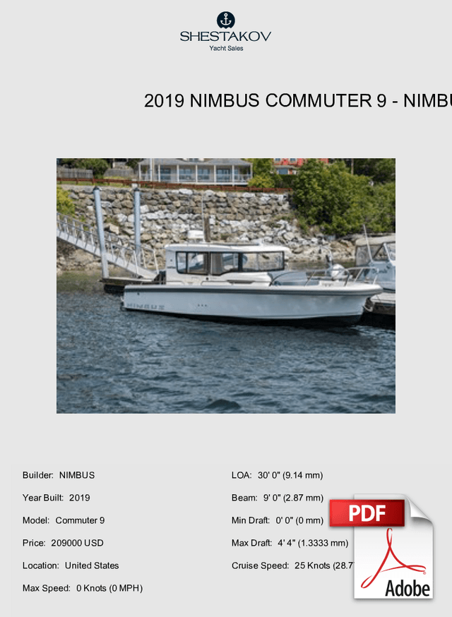 2019 Nimbus Commuter 9 - Commuter 9 - 2019