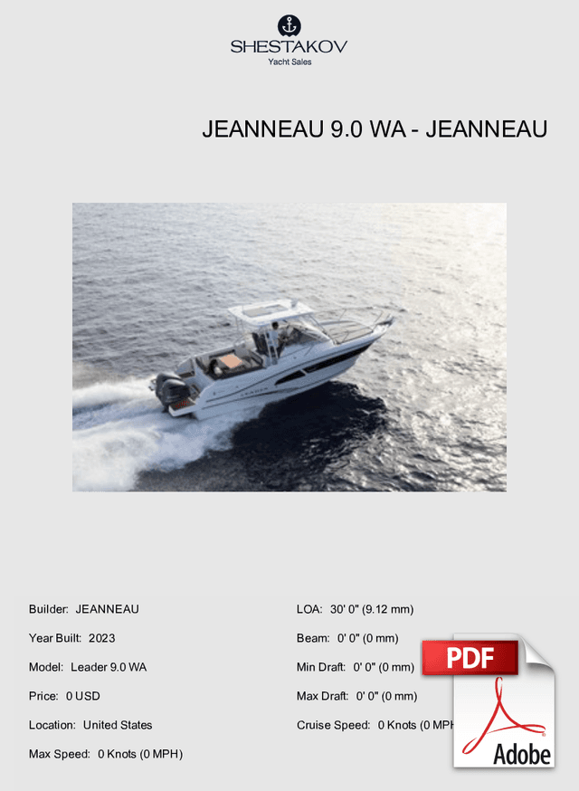 JEANNEAU 9.0 WA - Leader 9.0 WA - 2024