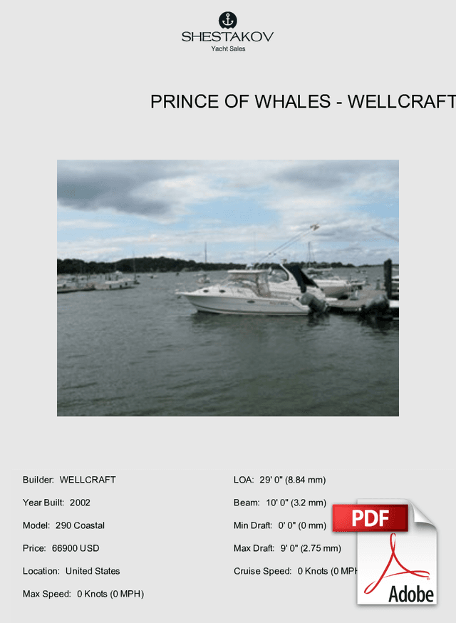 Prince of Whales - 290 Coastal - 2002