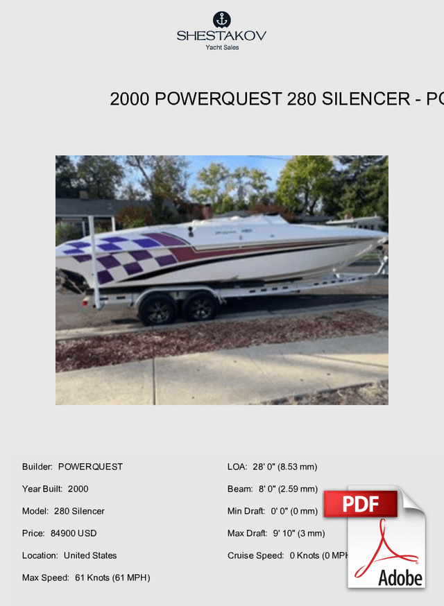 2000 Powerquest 280 Silencer - 280 Silencer - 2000