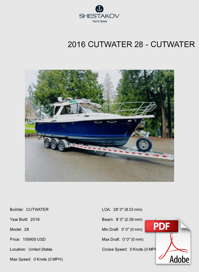 2016 Cutwater 28 - 28 - 2016