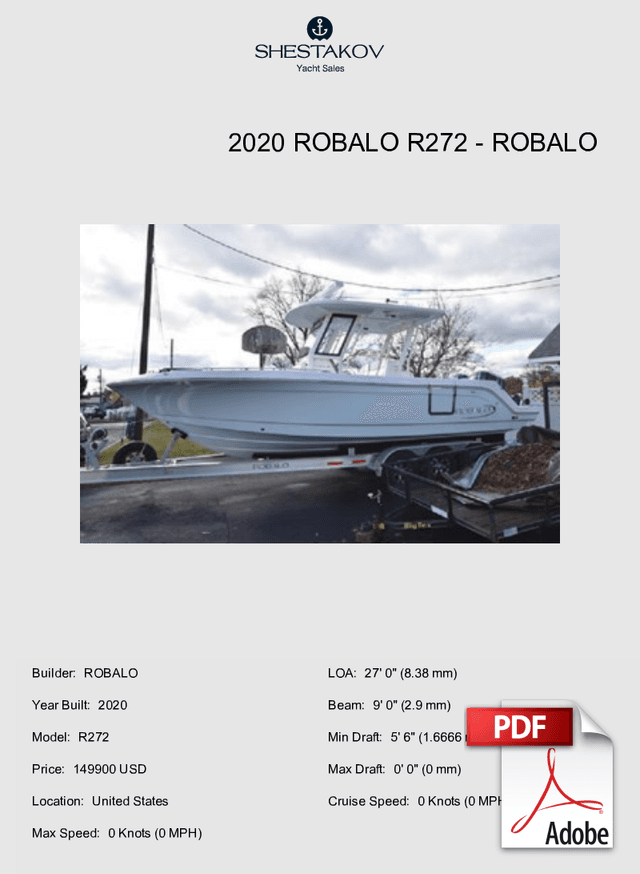 2020 Robalo R272 - R272 - 2020