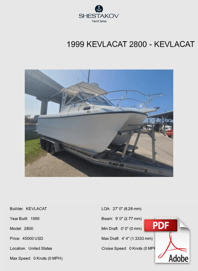 1999 Kevlacat 2800 - 2800 - 1999