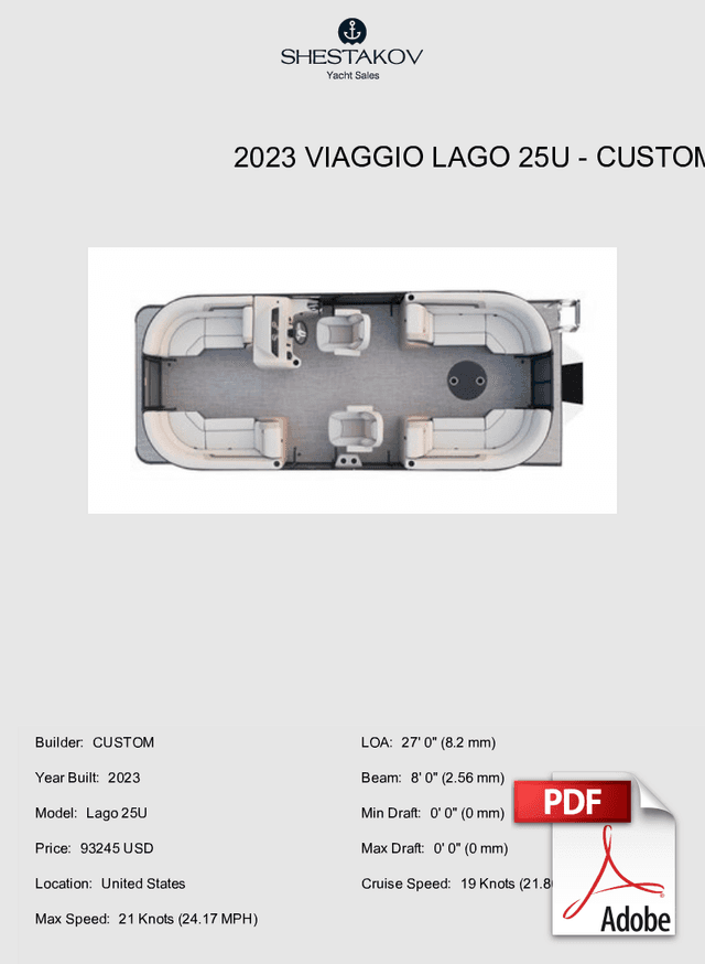 2023 Viaggio Lago 25U - Lago 25U - 2023