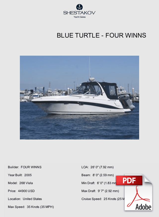 Blue Turtle - 268 Vista - 2005