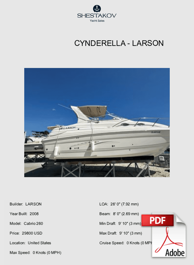 Cynderella - Cabrio 260 - 2008