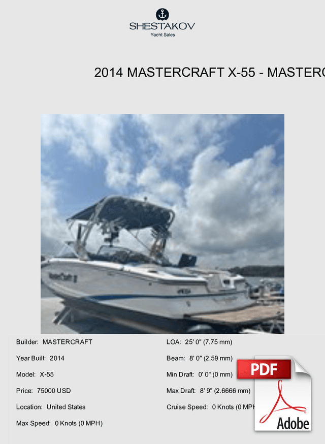 2014 MasterCraft X-55 - X-55 - 2014