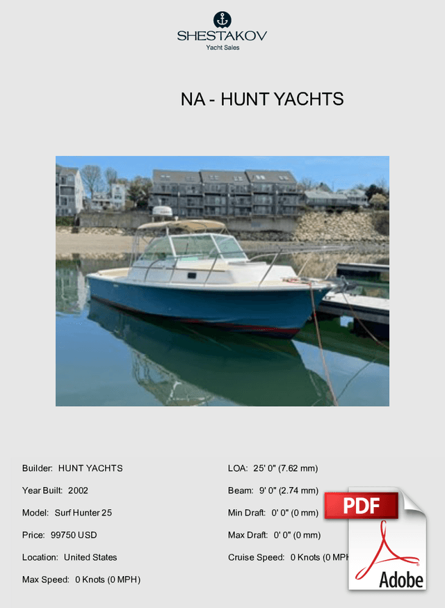 NA - Surf Hunter 25 - 2002