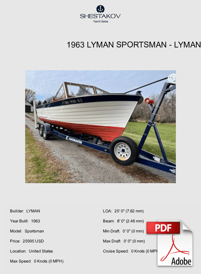 1963 Lyman Sportsman - Sportsman - 1963