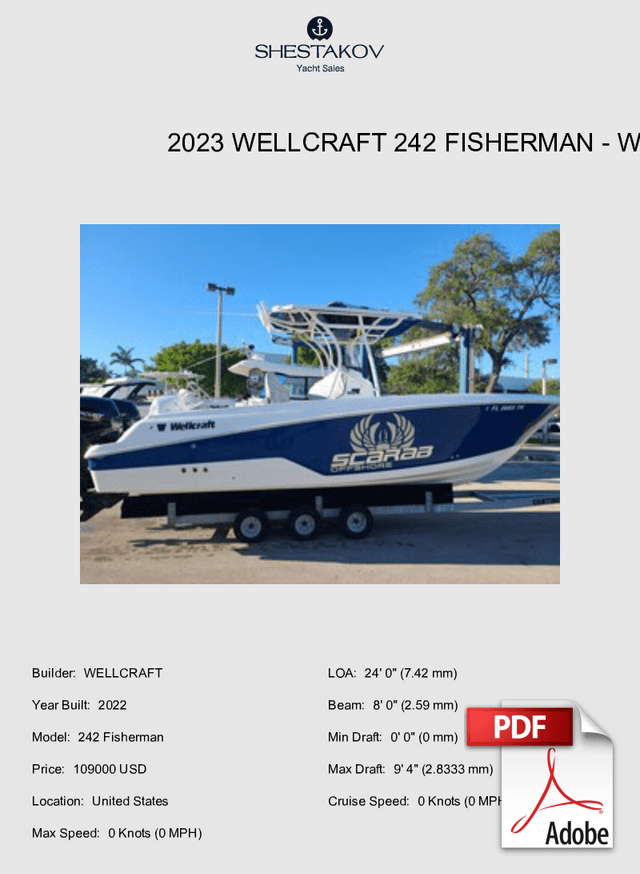 2023 Wellcraft 242 Fisherman - 242 Fisherman - 2023