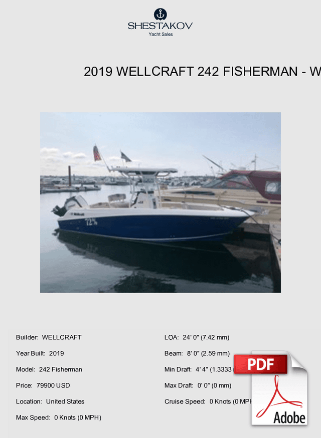 2019 Wellcraft 242 Fisherman - 242 Fisherman - 2019