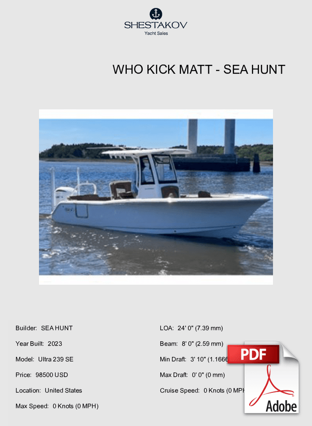 Who Kick Matt - Ultra 239 SE - 2023