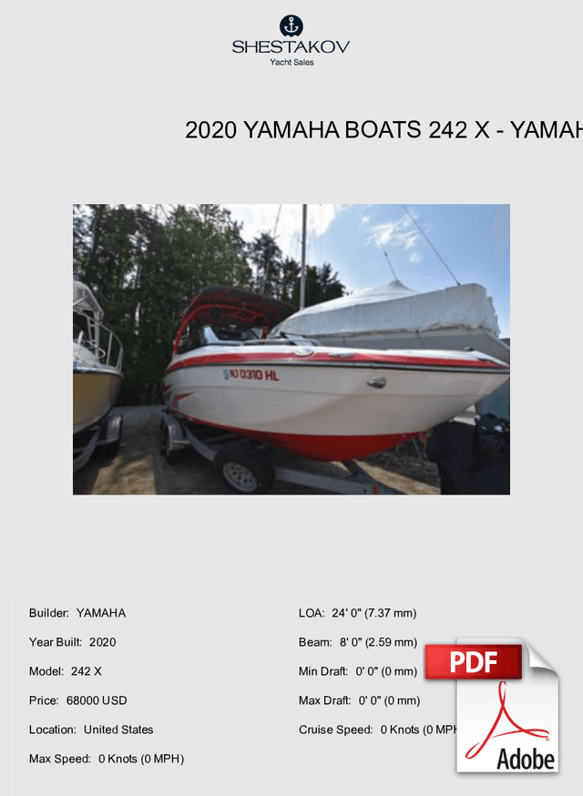 2020 Yamaha Boats 242 X - 242 X - 2020