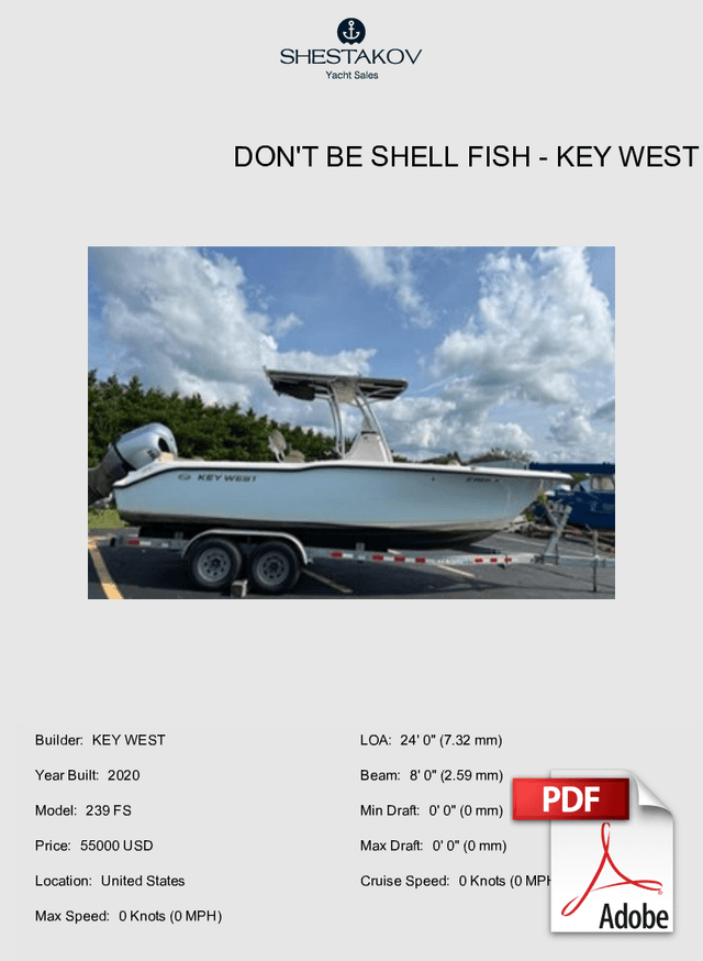 Don't Be Shell Fish - 239 FS - 2020