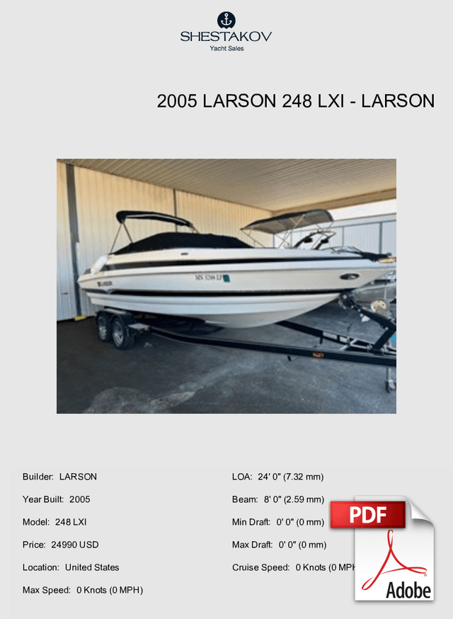 2005 Larson 248 LXI - 248 LXI - 2005