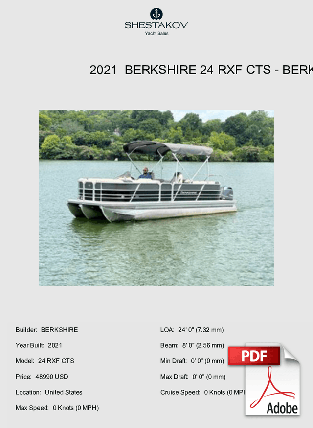 2021  Berkshire 24 RXF CTS - 24 RXF CTS - 2021