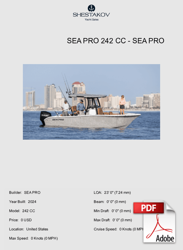 Sea Pro 242 CC - 242 CC - 2024