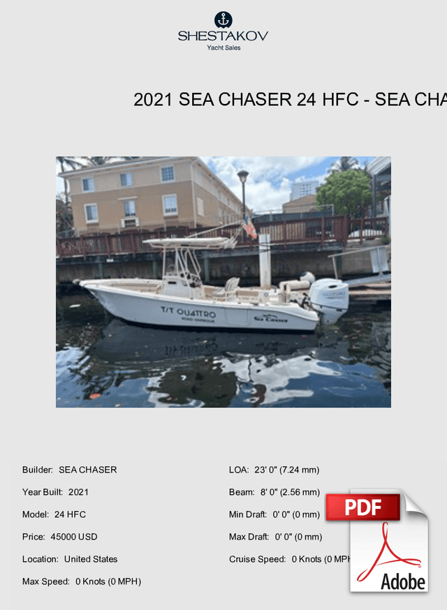 2021 Sea Chaser 24 HFC - 24 HFC - 2021